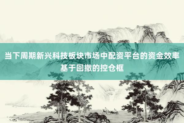 当下周期新兴科技板块市场中配资平台的资金效率基于回撤的控仓框